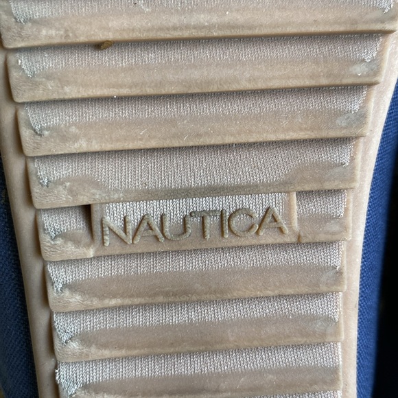 Nautical Labella woman’s navy blue loafer flat mules slip on textile upper 8.5🌹 - Picture 10 of 17